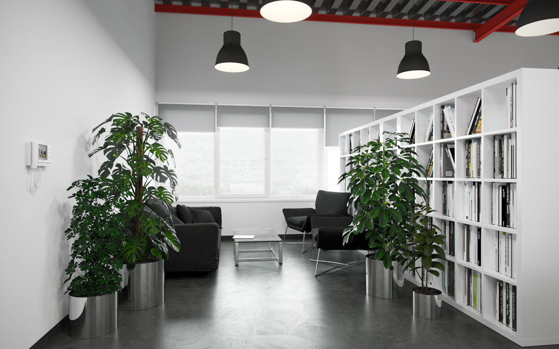White Red office