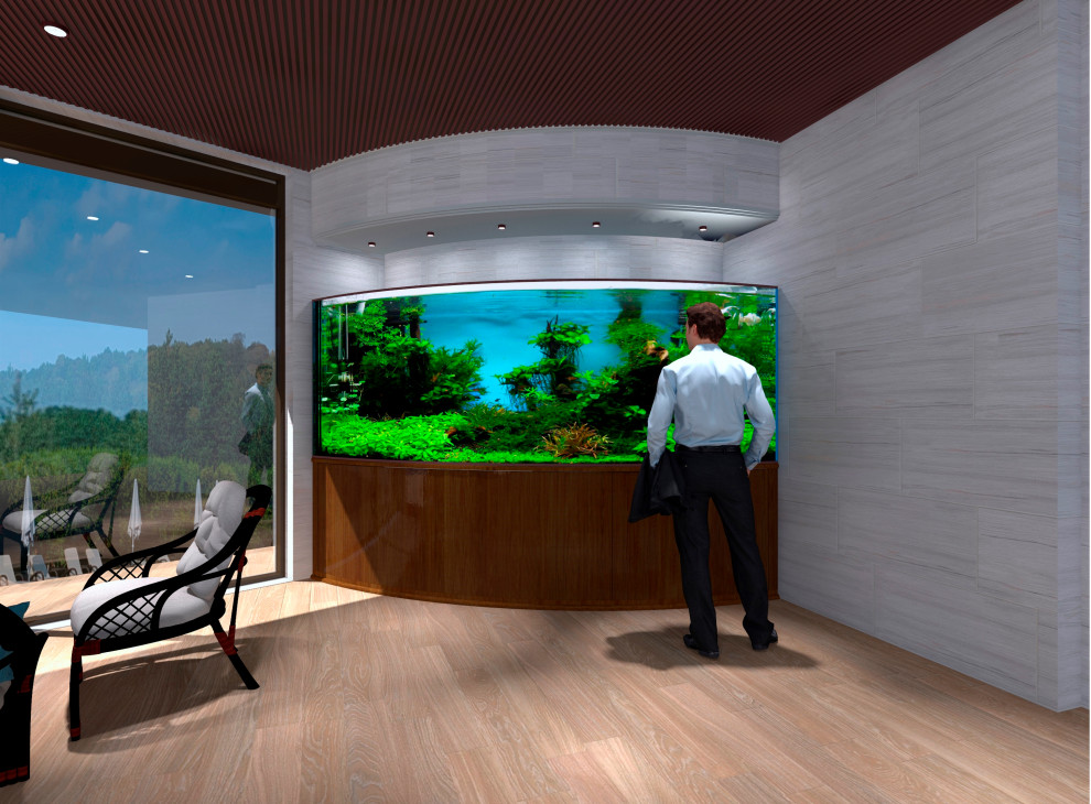 Аквариум в интерьере