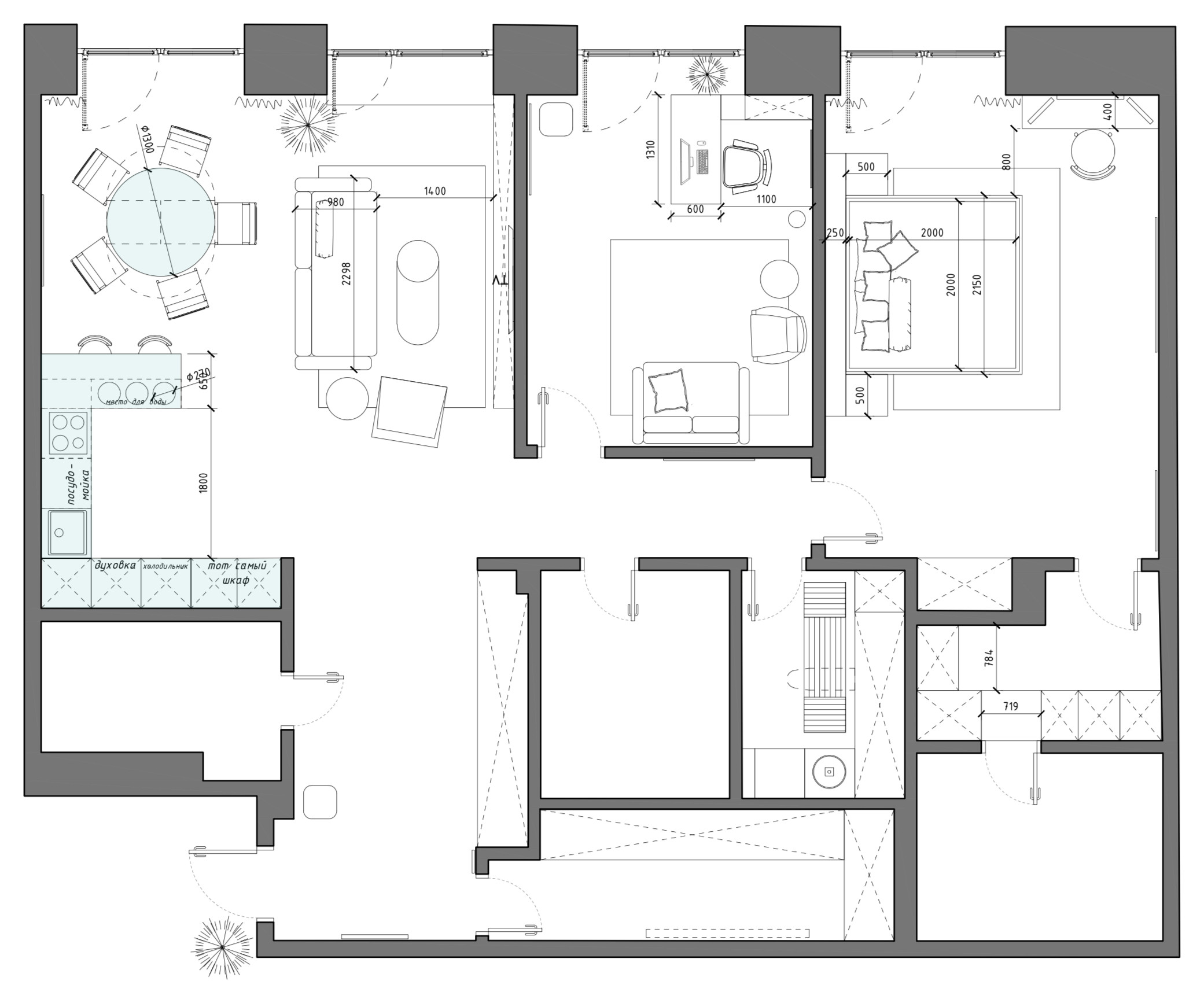 Houzz тур: Интерьер в цвет виноградной ветви