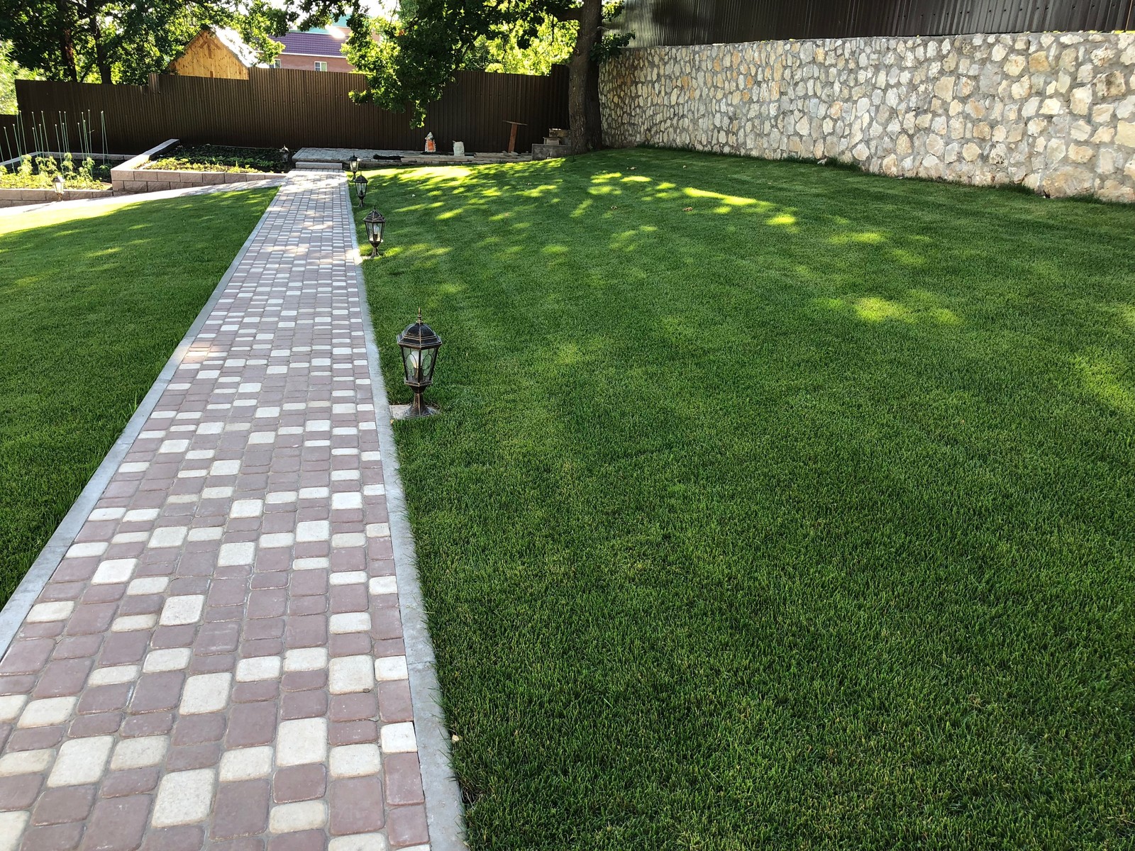 Ландшафтные работы, монтаж системы автополива с. Федоровка №2, в г. Тольятти