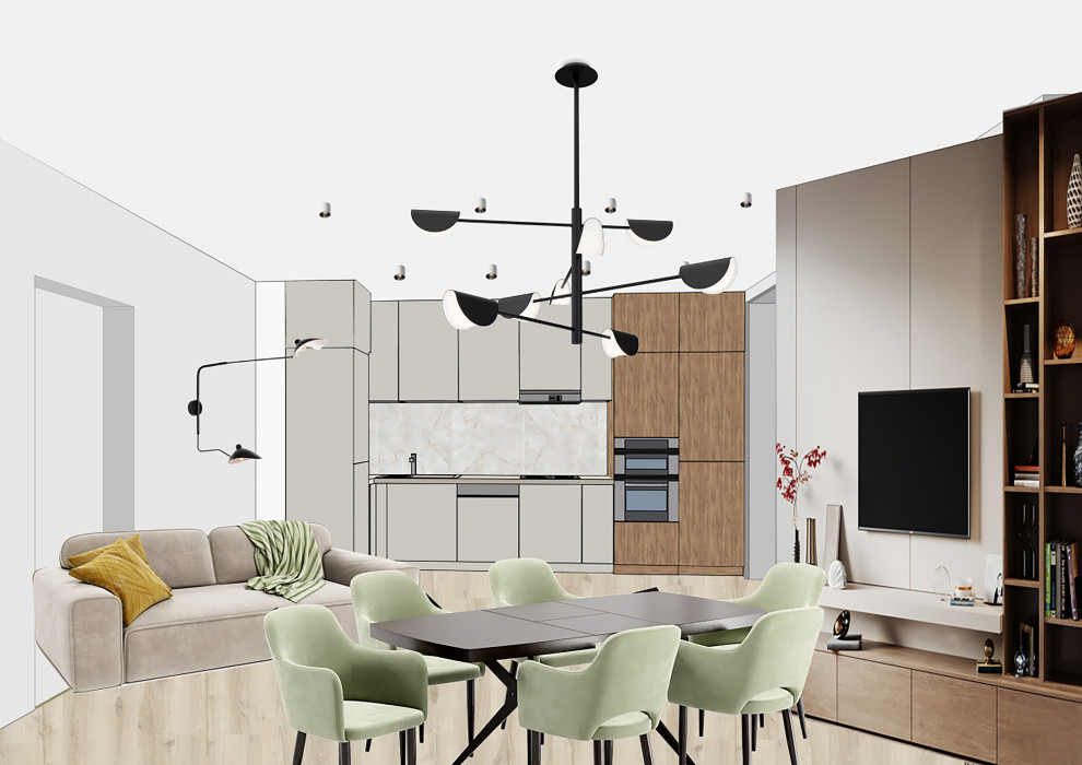 Обложка проекта: Коллаж кухни