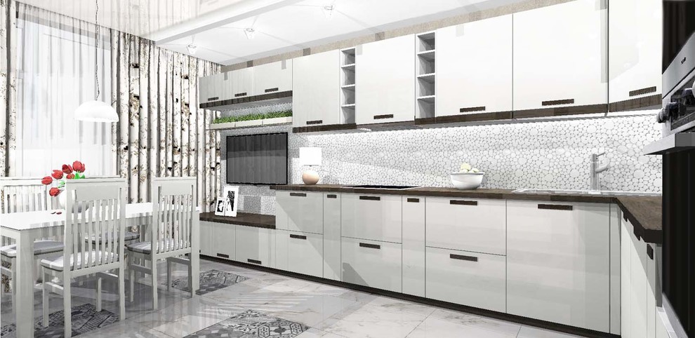 дизайн интерьера части в 3-х комнатной квартиры в г. Екатеринбурге по ул. Советс