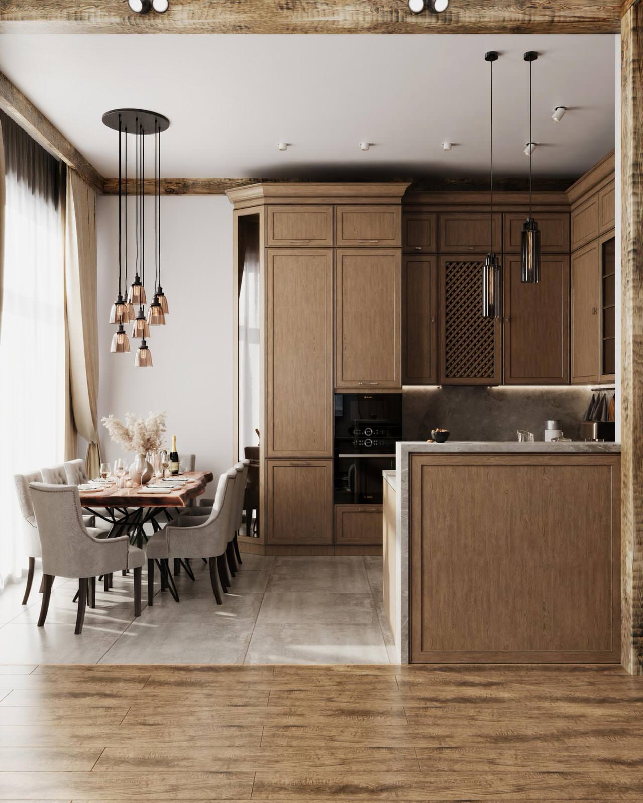 Интерьер дома в КП "Лагри Парк"