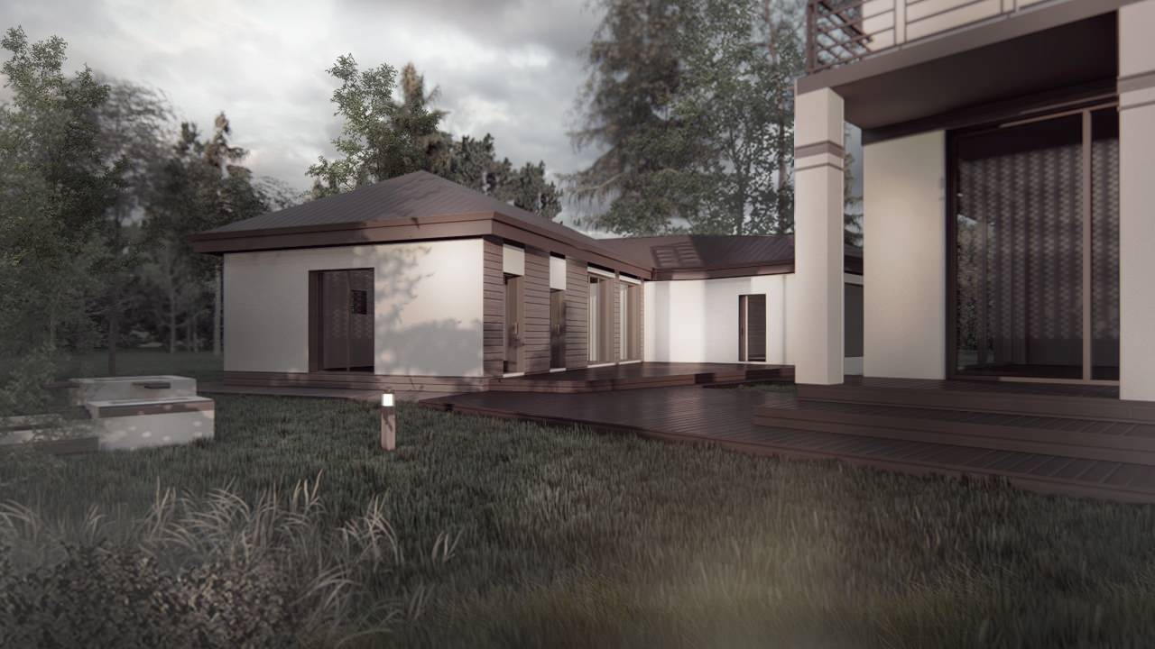 Проект современного жилого дома в г. Лаишево