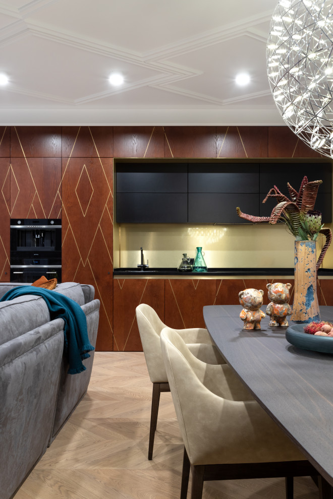 Реализация проекта трехкомнатной квартиры ЖК "Фили Град" (Three-room apartment)