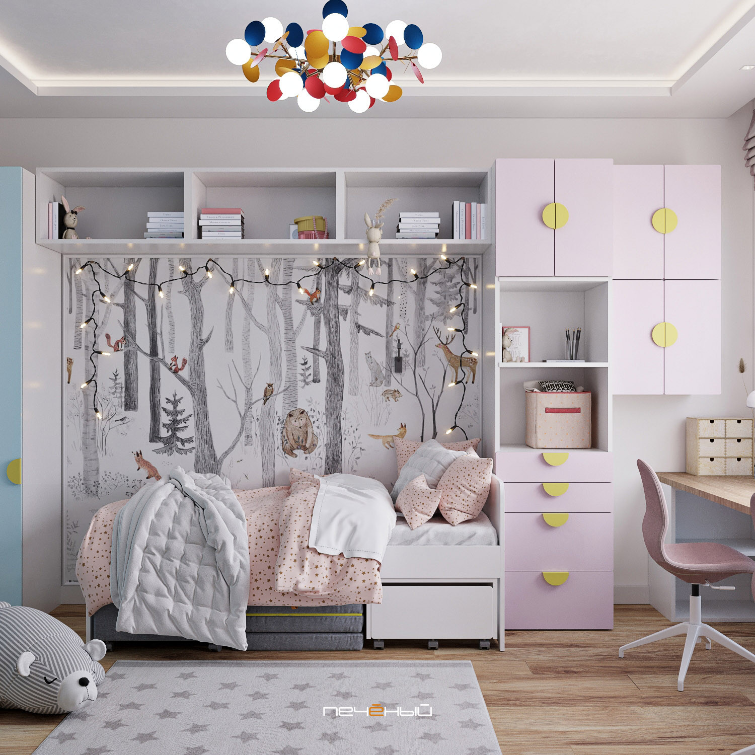 Просторная евротрёшка площадью 86 квадратных метров