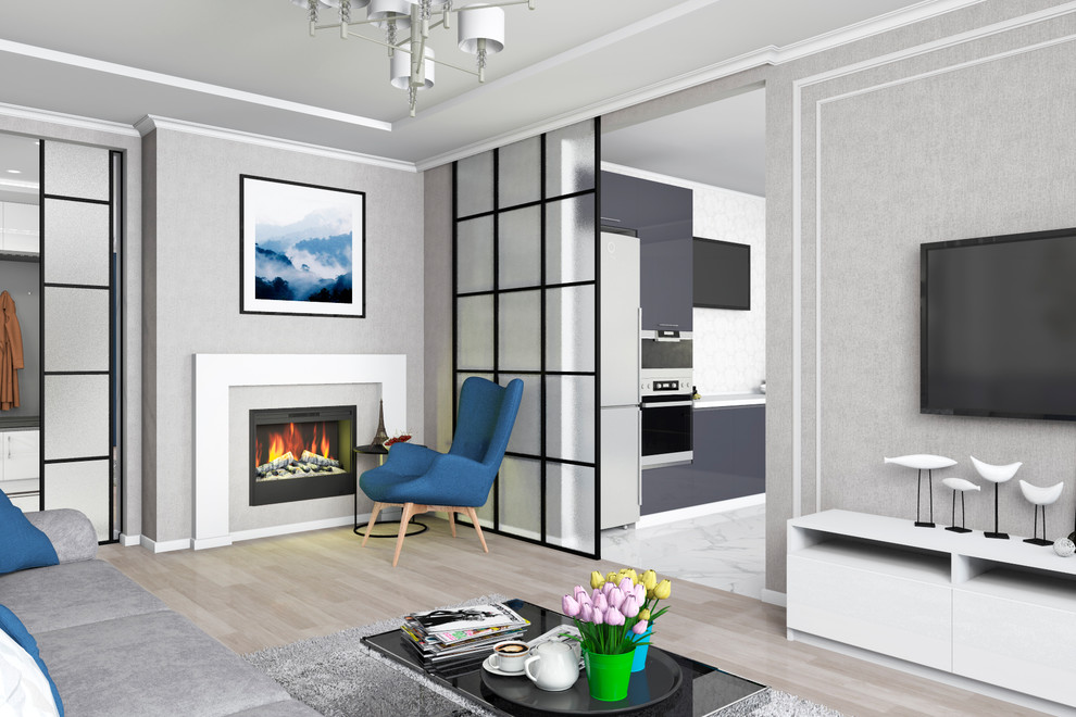 Дизайн интерьера трехкомнатной квартиры в ЖК "Граф Орлов"