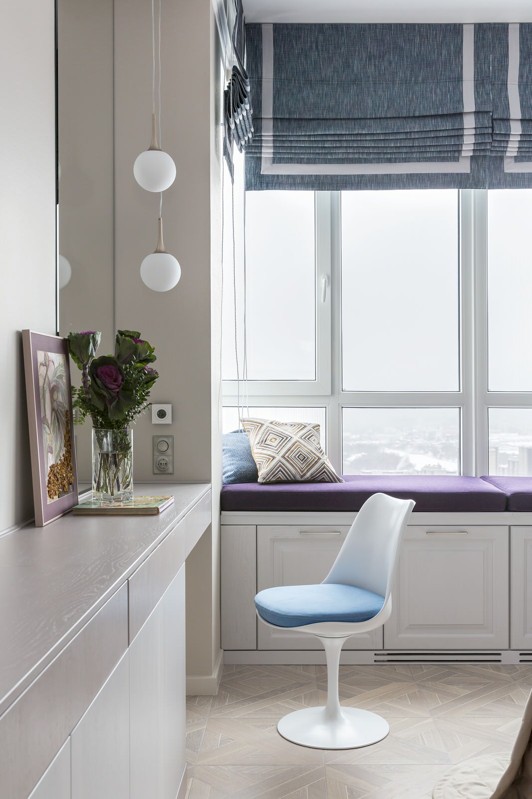 Квартира "Синий агат и яркая охра"