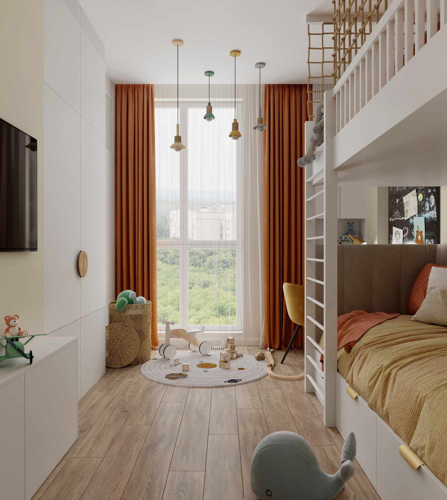 Трешка для семьи с двумя мальчиками