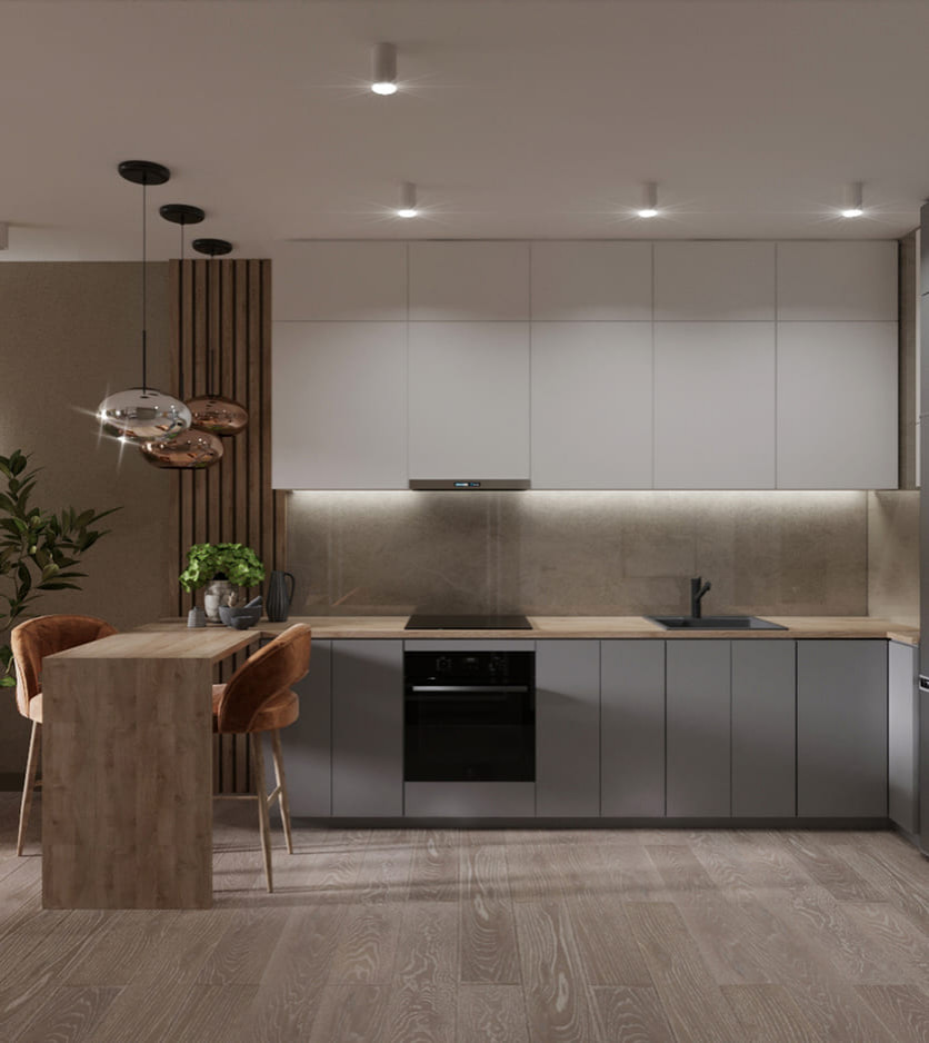 Бульвар Монмартр зимним утром