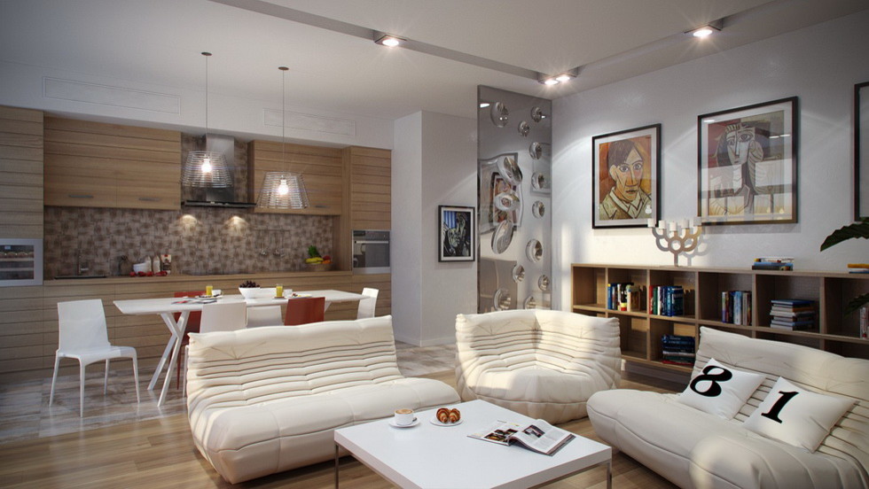 Дизайн интерьера квартиры "Яркий постмодерн"