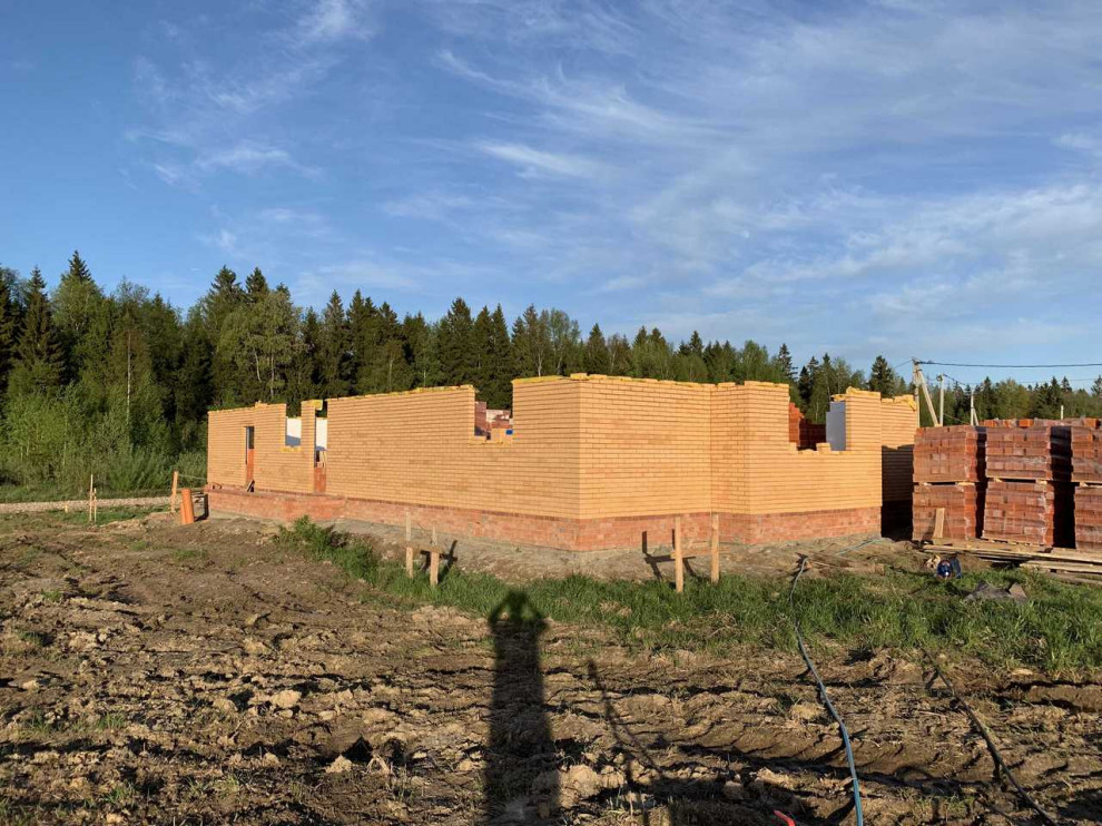 Строительство дома в классическом стиле в усадьбе Мураново