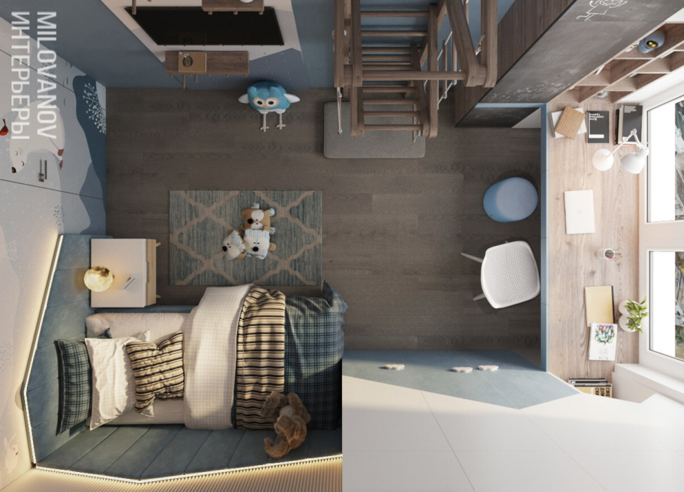 Обложка проекта: КВАРТИРА ПЕНТХАУС 125М