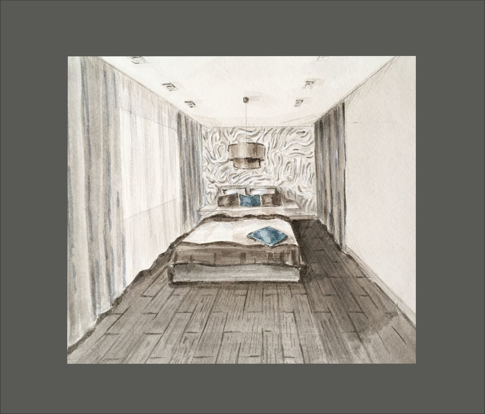 Двухкомнатная квартира с перепланировкой для молодой семьи