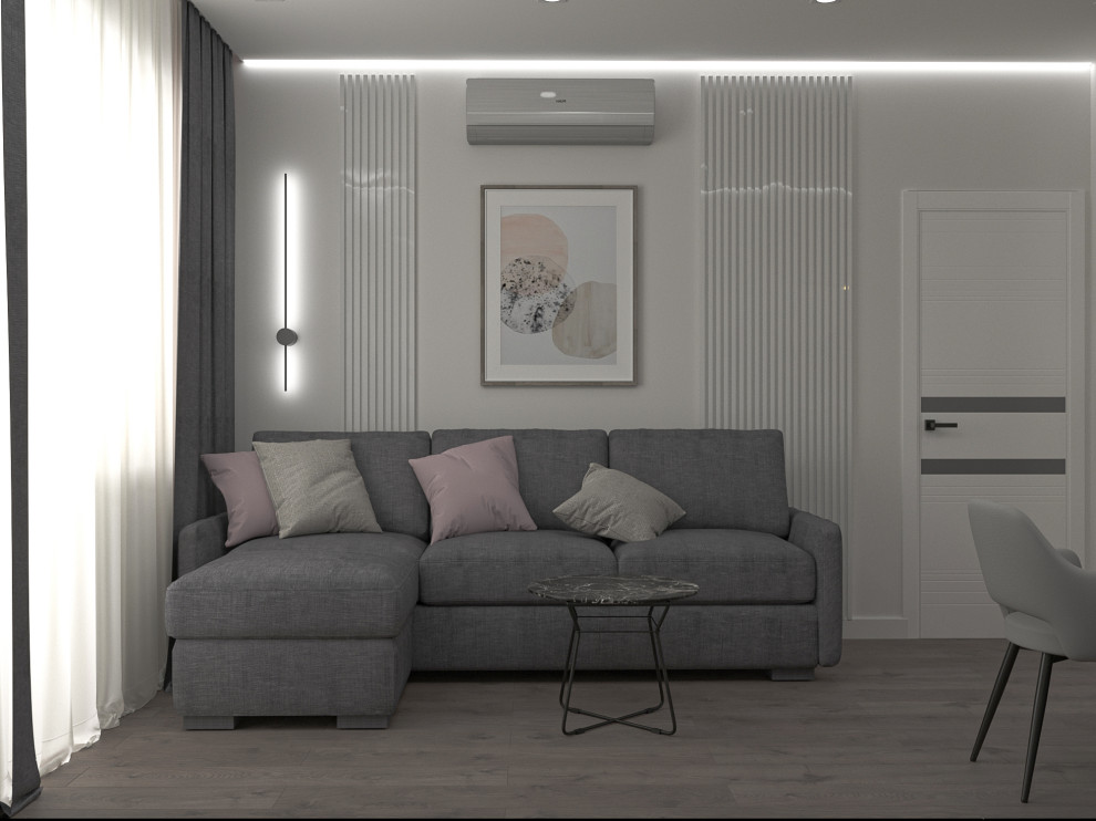 трехкомнатная квартира в современном стиле