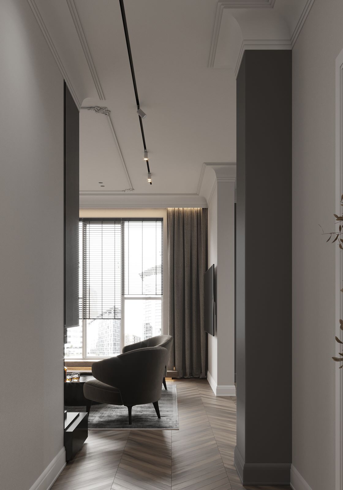 Дизайн-проект пентхауса 180м2 в г. Владивостоке