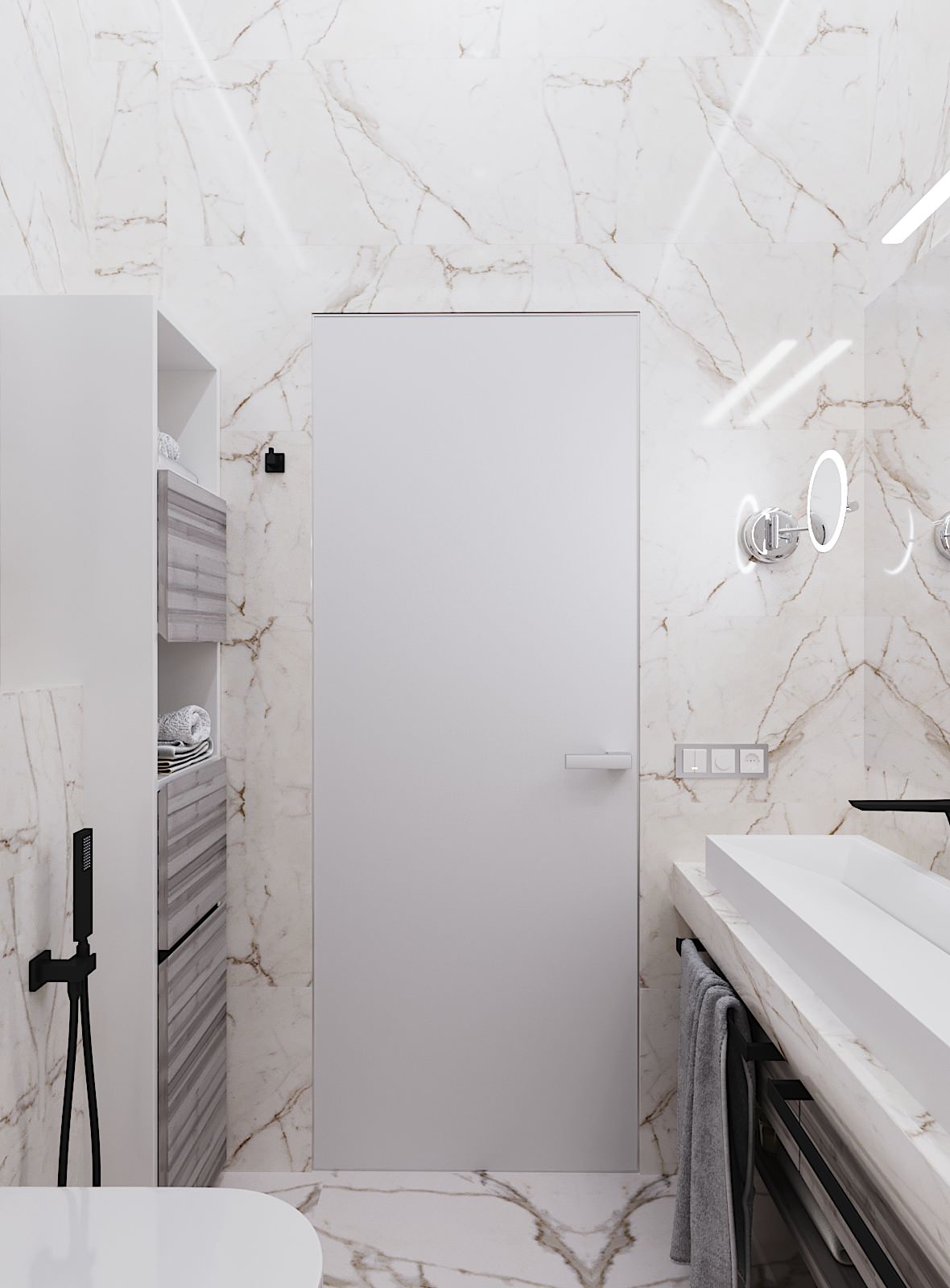 Дизайн-проект ванной комнаты