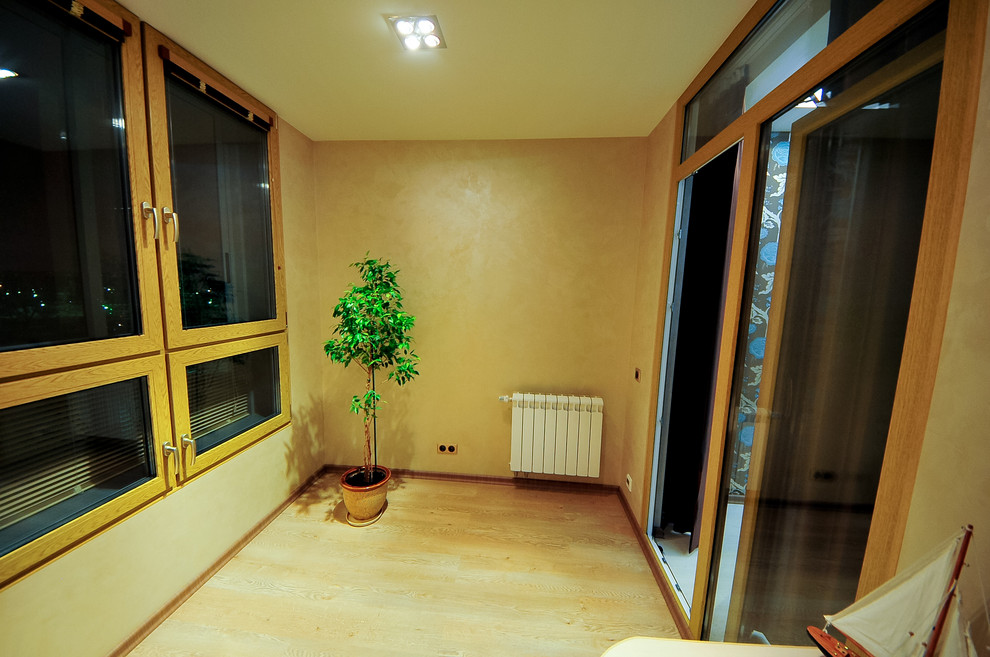 Скай Форт. Необычный интерьер квартиры площадью около 100 м2