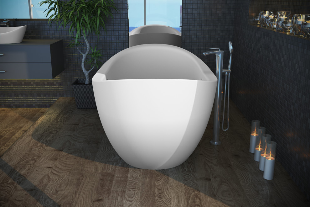 Purescape 171 Белая Каменная Ванна от Viva Lusso