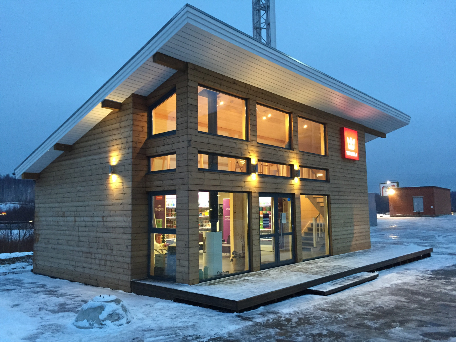 Обложка проекта: Павильон магазина Tikkurila FINCOLOR Студия Цвета