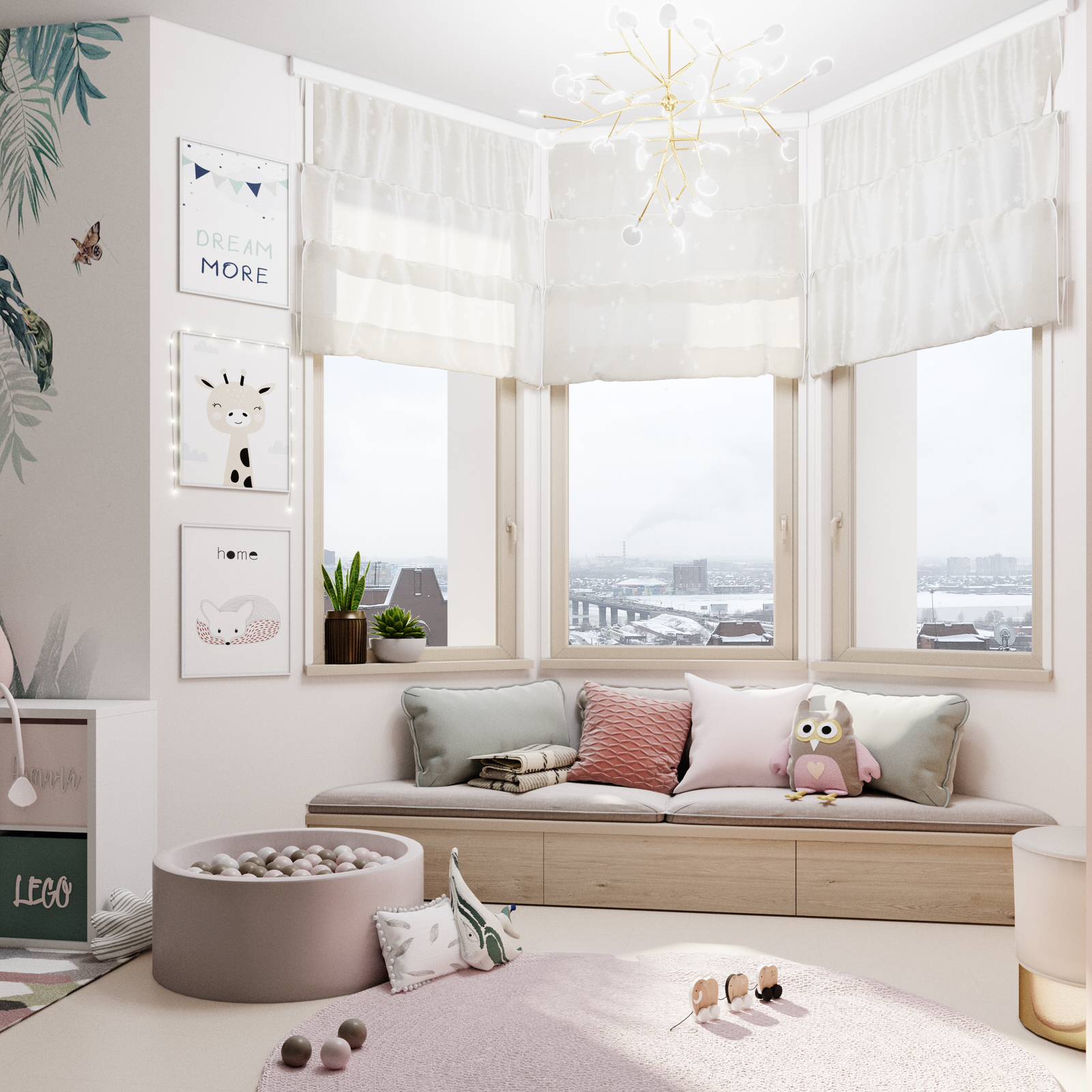 Интерьер квартиры в ЖК Montblanc 150 м^2