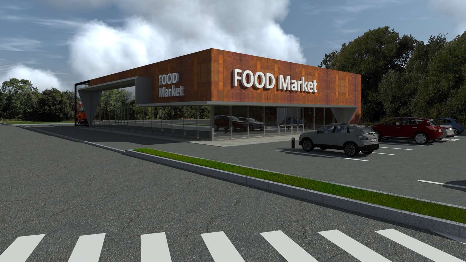 Эскизный проект торгового центра в г.Жуковский