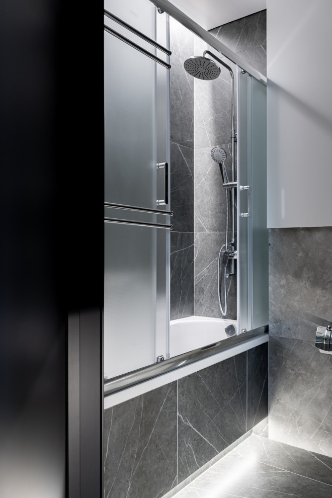 Уютная графичность. Квартира - отдых для семьи врачей