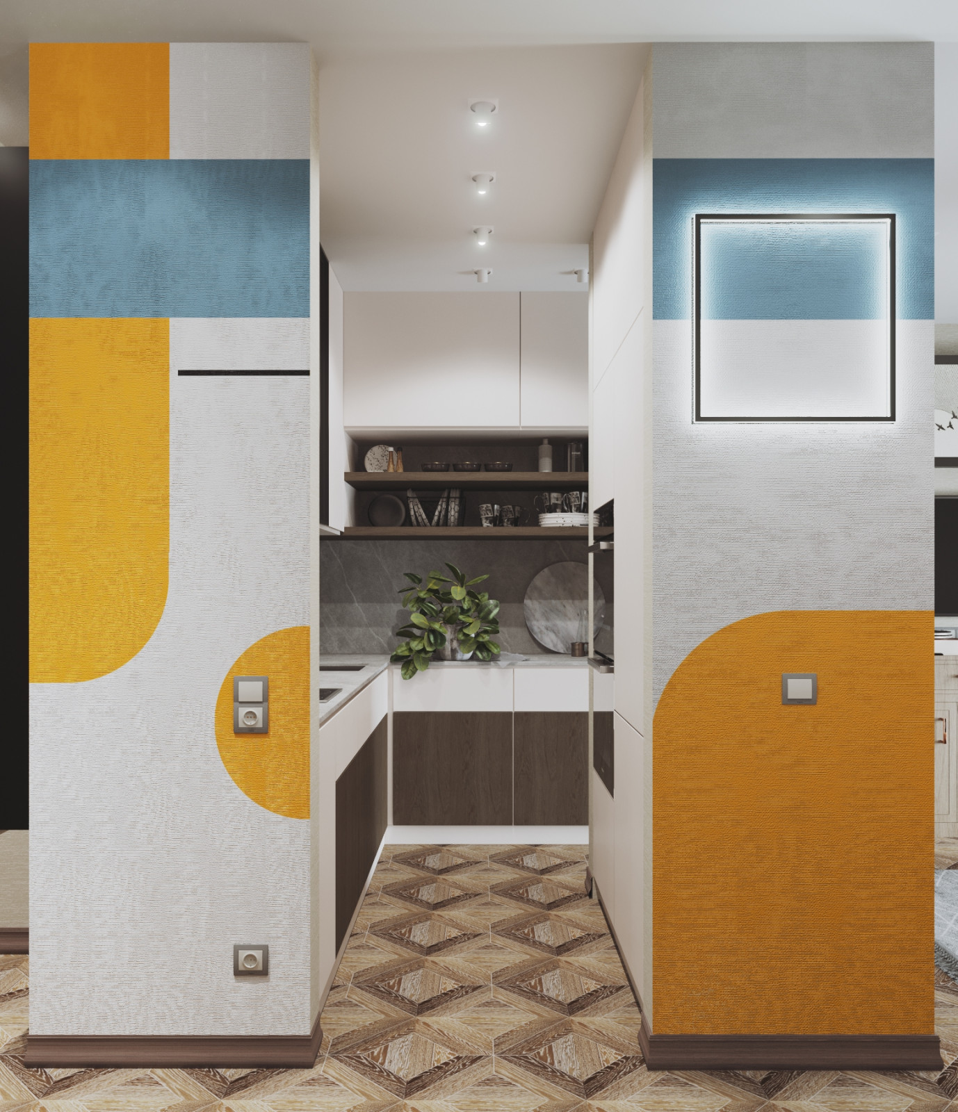 Квартира в стиле Кандинского