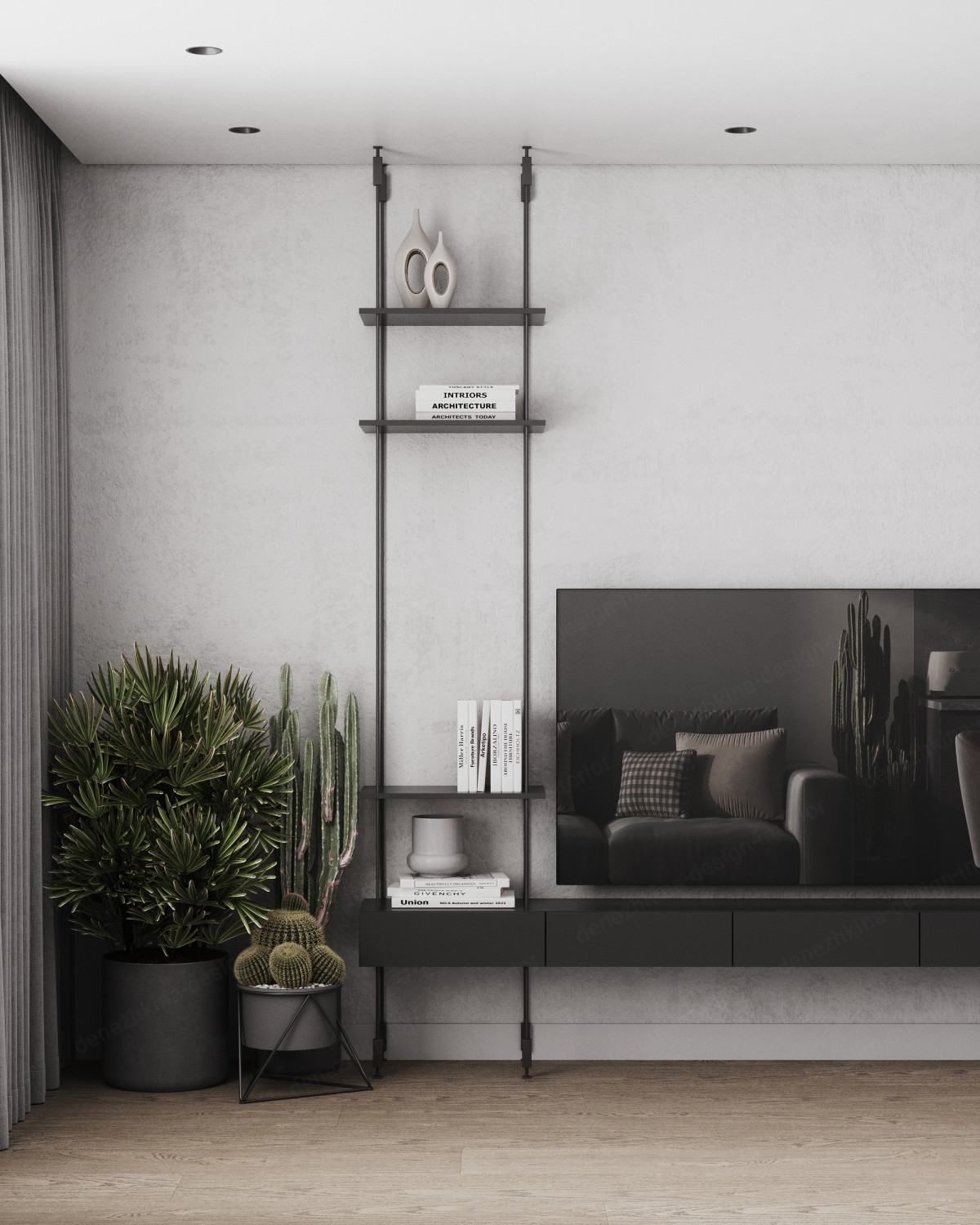 Дизайн проект 3 комнатной квартиры - Красногорск