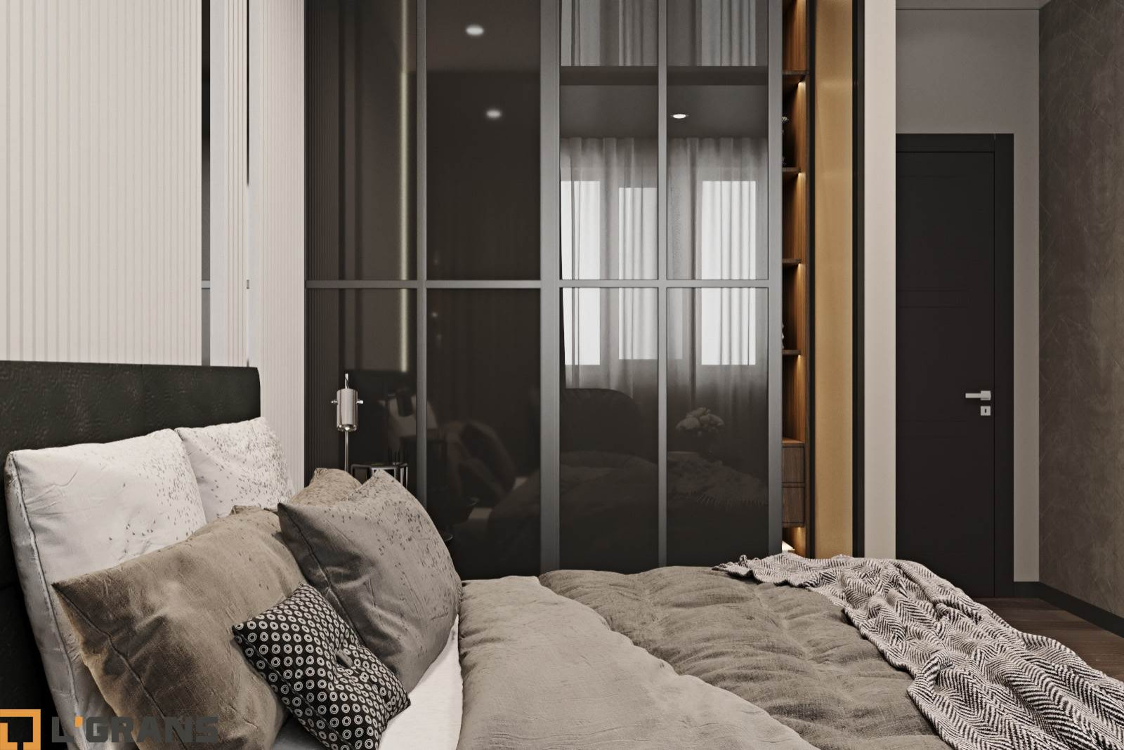 Дизайн проект интерьера 3к. квартиры ул. Советская