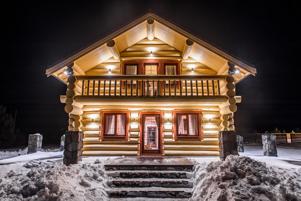 Дом из круглого бревна