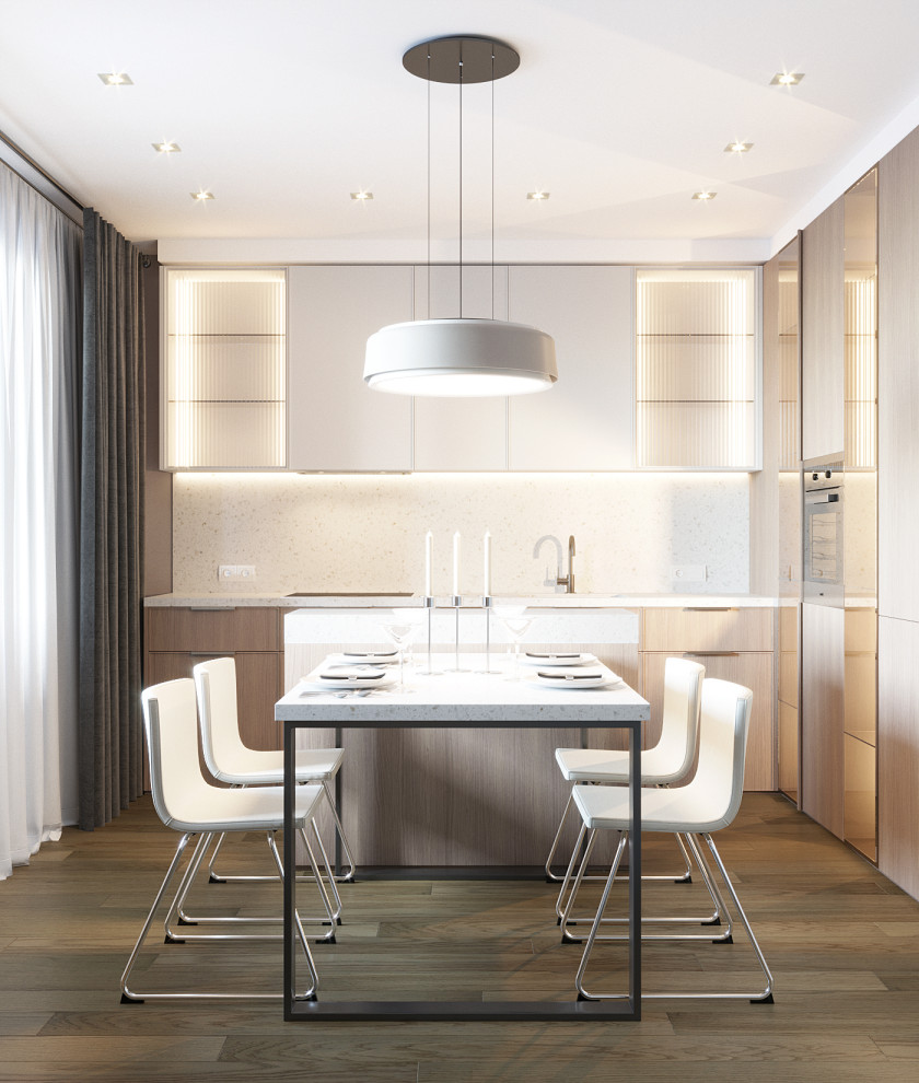 Обложка проекта: Однокомнатная квартира в ЖК "Чистое небо"