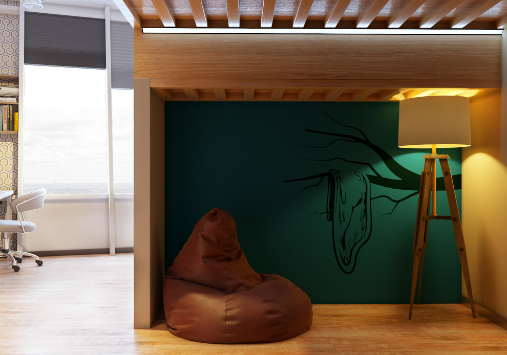 Необычный лофт для необычной семьи