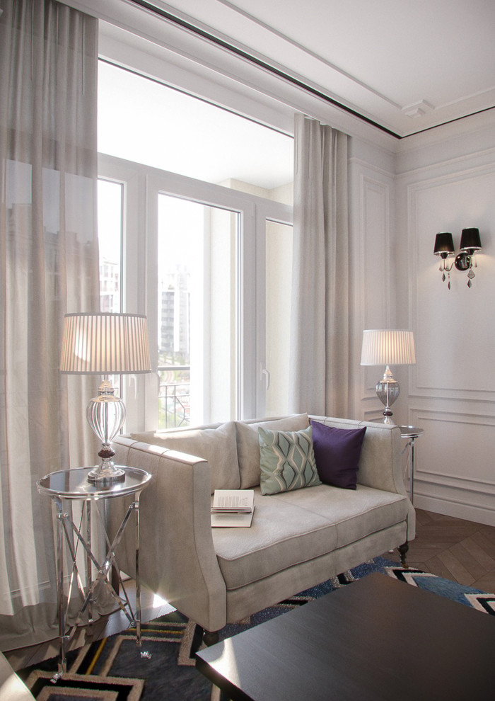 3х уровневая квартира в стиле современная классика