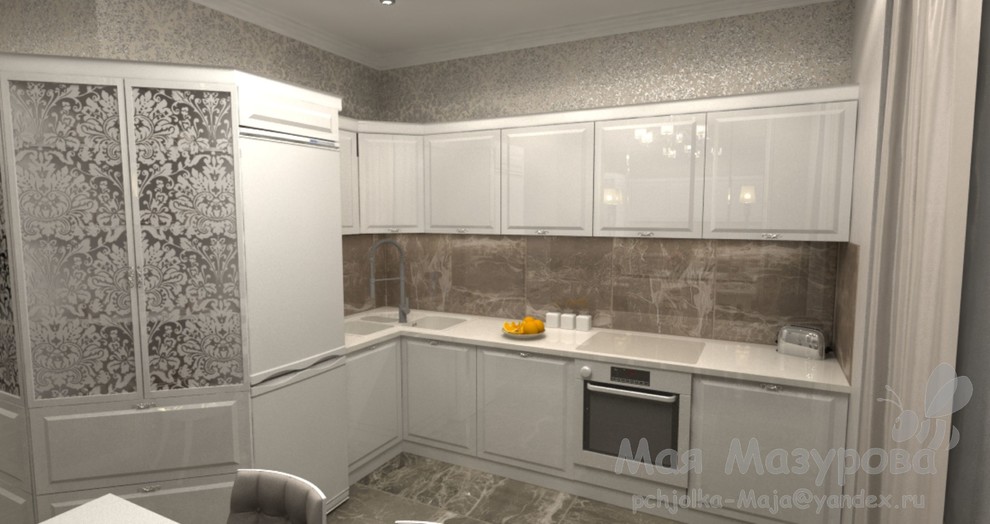 57,6 кв.м. благородной монохромности