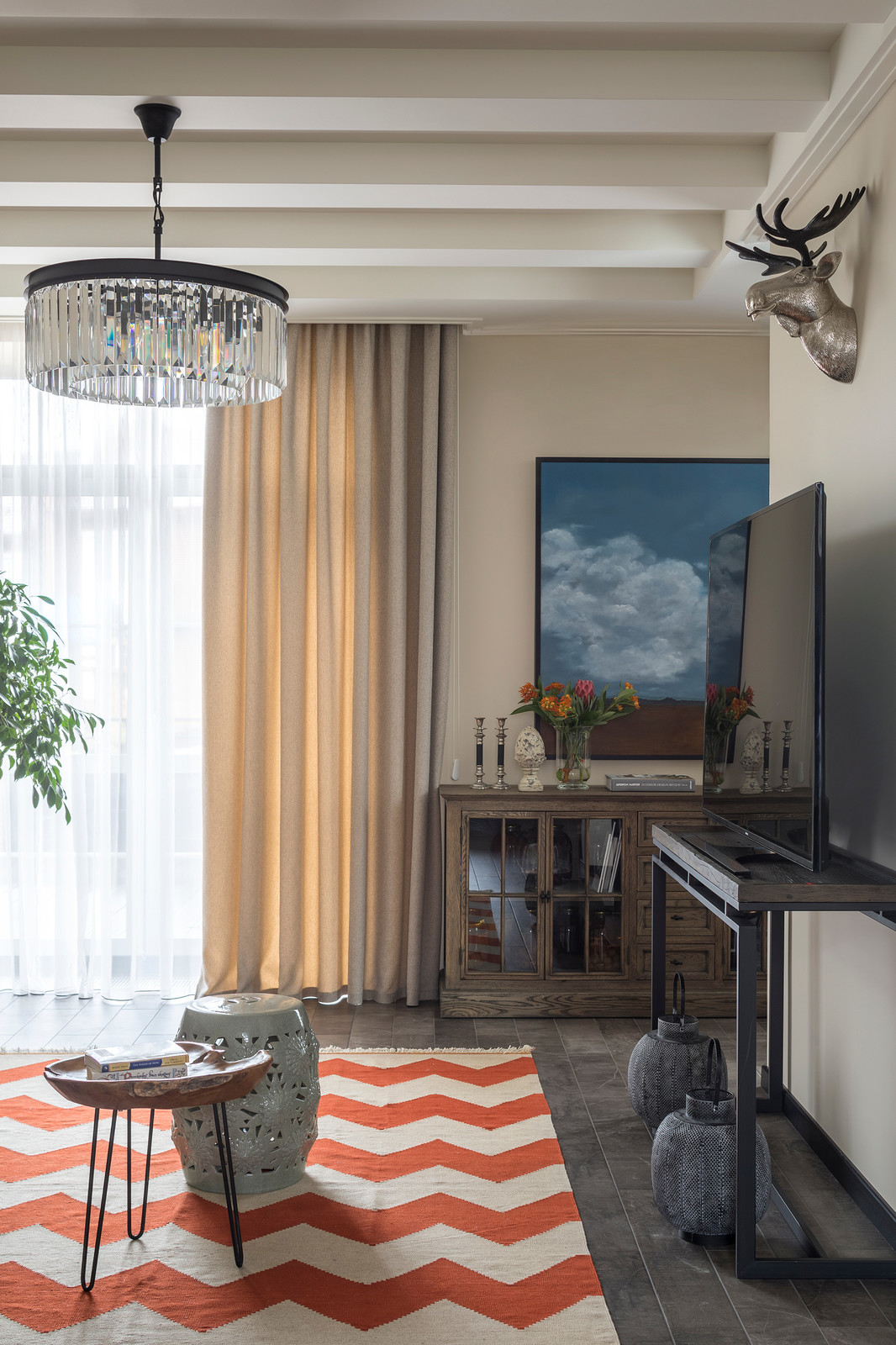 Таунхаус лофт с элементами классики