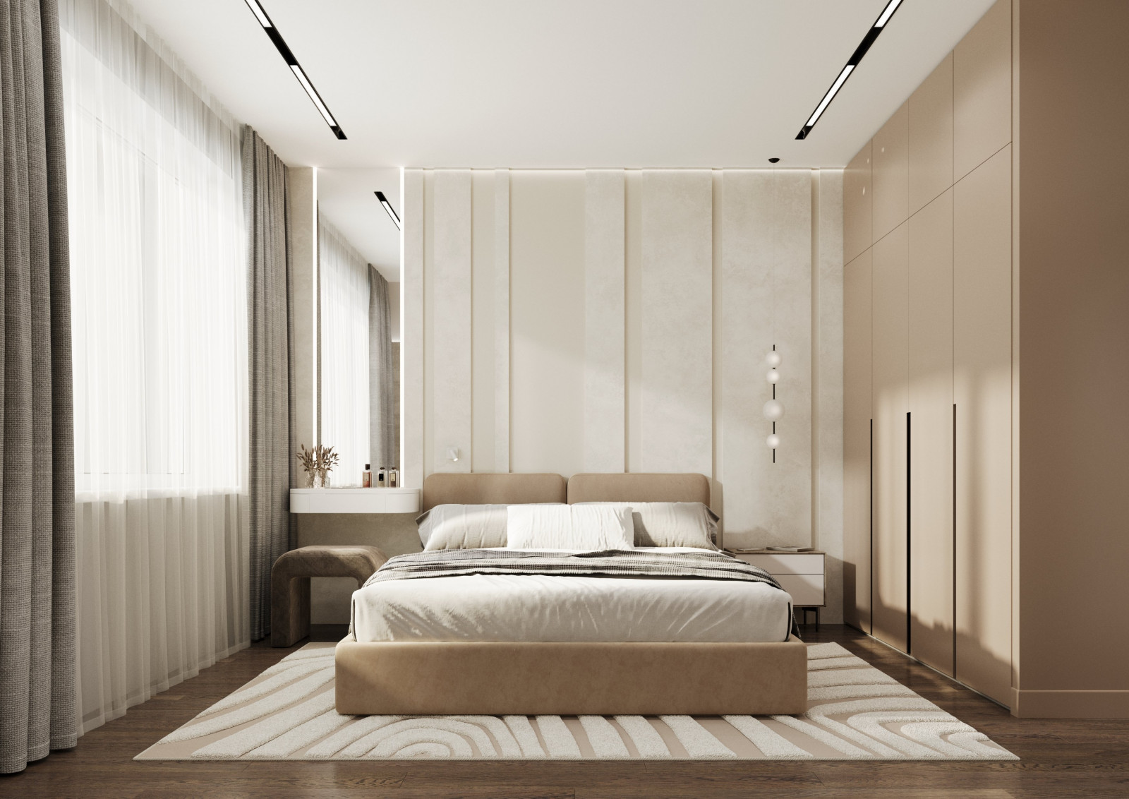 Дизайн-проект квартиры Жк «Вишневый сад» в г. Хабаровск