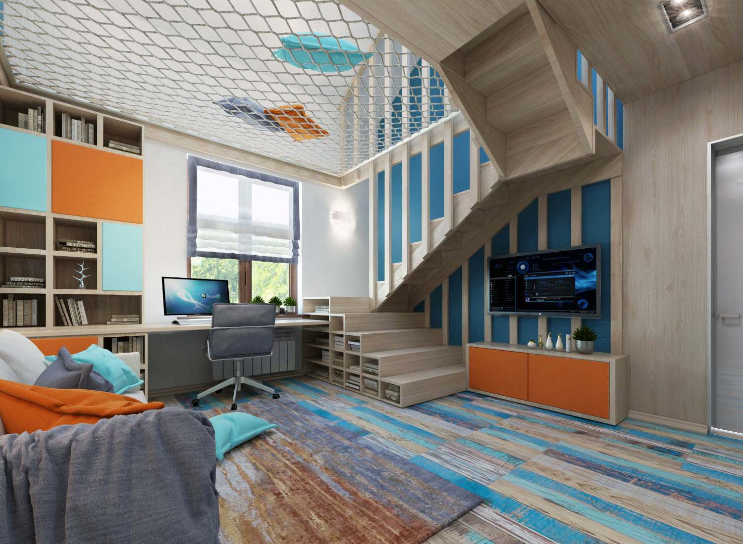 Дизайн коттеджа 347 м.кв. в коттеджном поселке Новая Опалиха