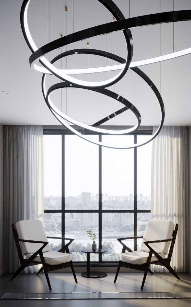 Дизайн-проект квартиры ЖК Живописный 93 м2 (Современный стиль)