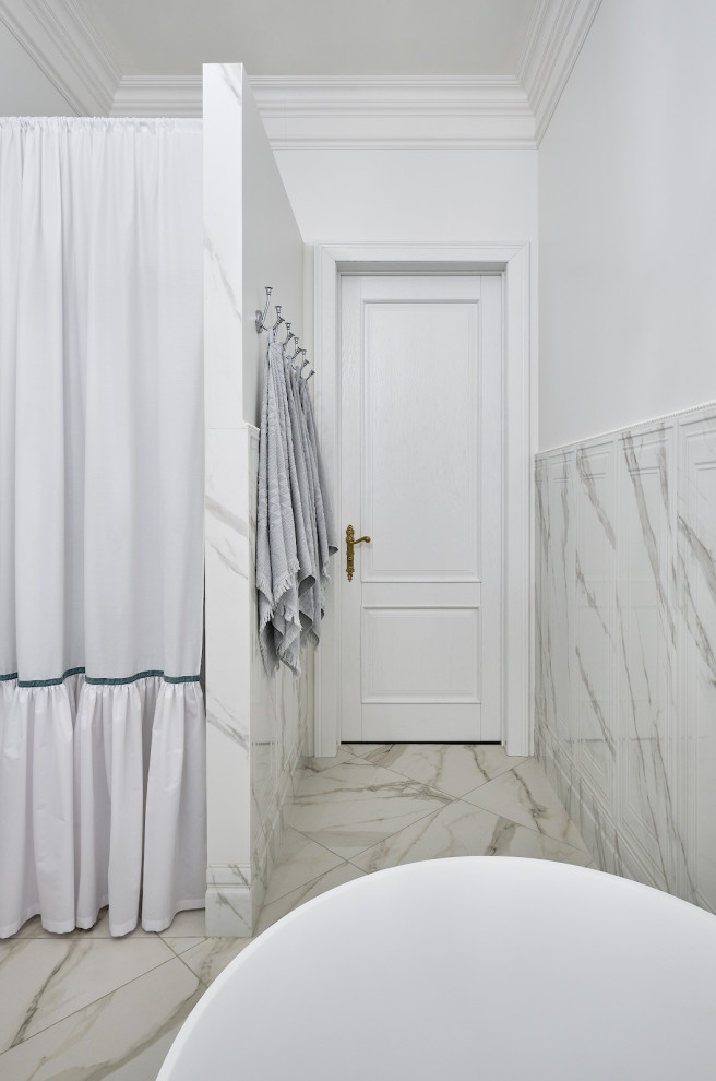 Классический интерьер с Орлеаном в отделке дуб