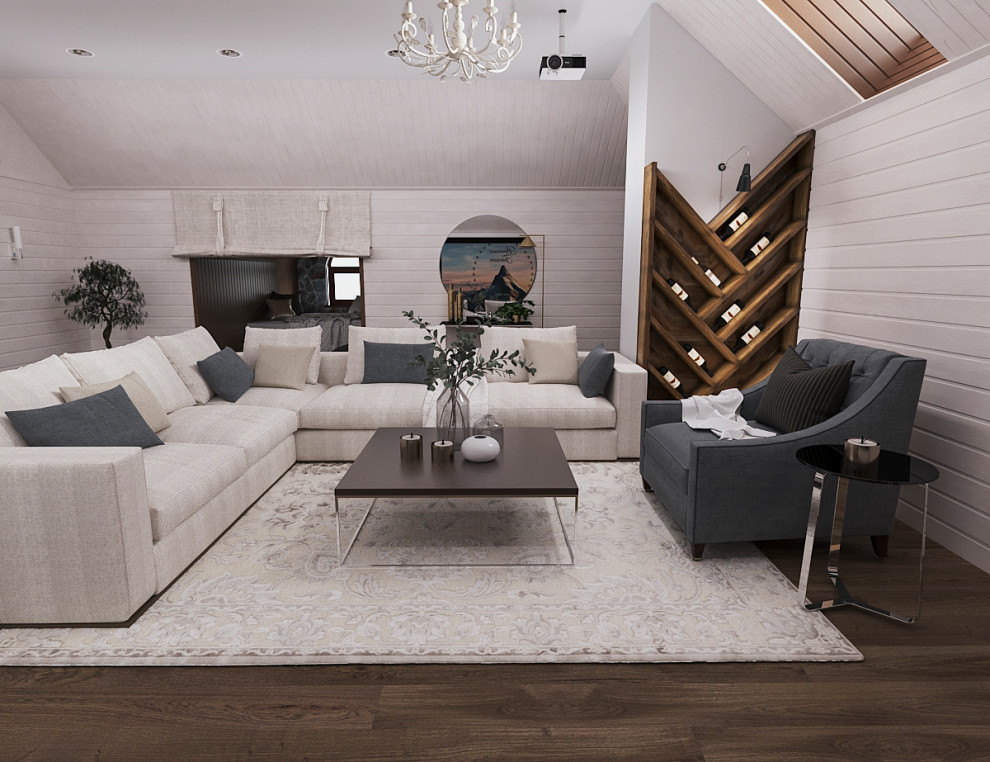 Обложка проекта: Гостиная в загородном доме