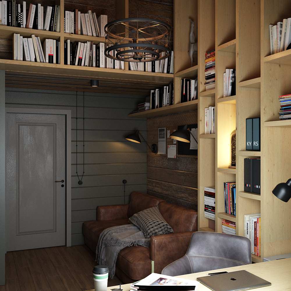 Загородный дом из бруса в Тверской области.