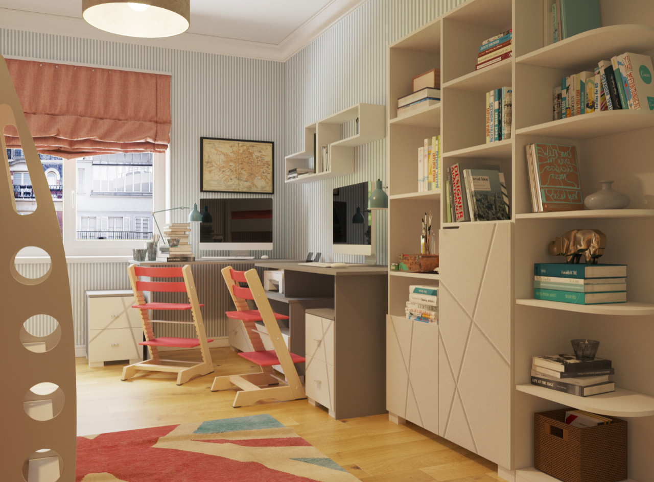 Обложка проекта: X one комната для двух детей