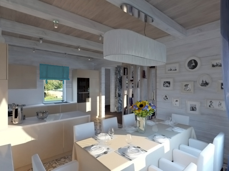 Интерьеры коттеджа в подмосковье