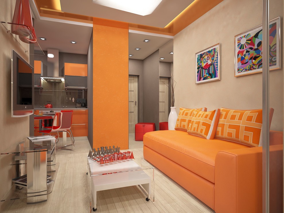 Однушка, площадью 34,4 м2. Преображение.