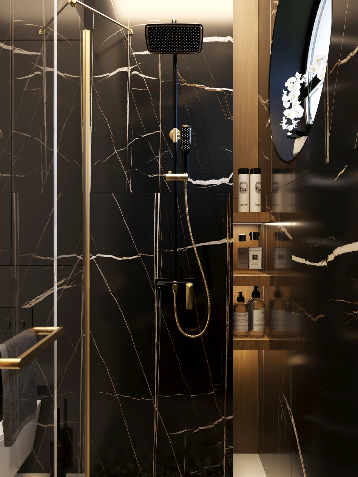 Спальня в загородном доме. Звенигород