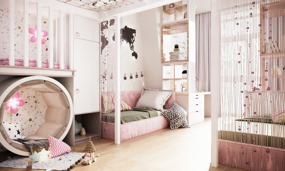 Интерьер квартиры для молодой семьи с тремя детьми