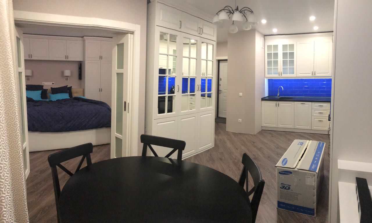 Реализованный проект однокомнатной квартиры, Екатеринбург