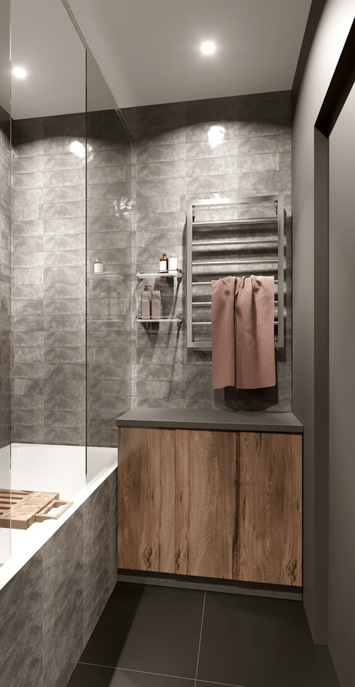 Дизайн и визуализация ванной комнаты.