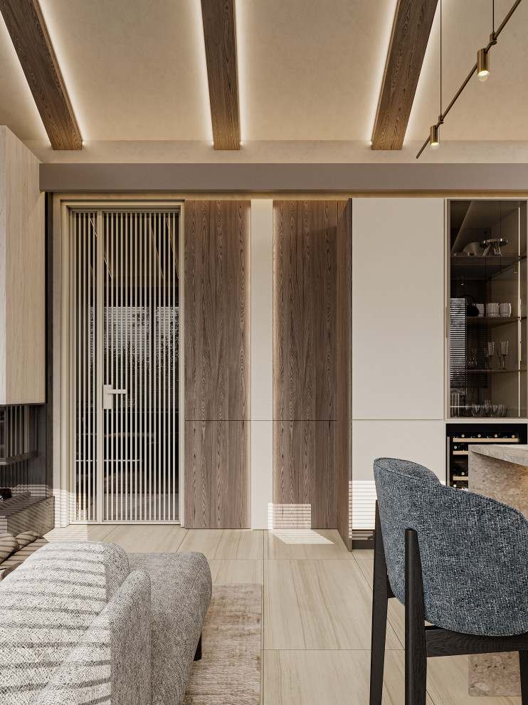 Дизайн-проект загородного дома в Рощино 68м²